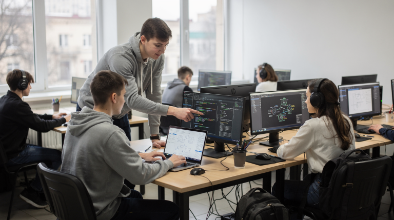 Популярные специальности СПО в сфере программирования и разработки